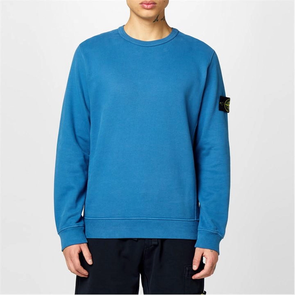 Stone Island Crew Neck Sweatshirt - Blue
